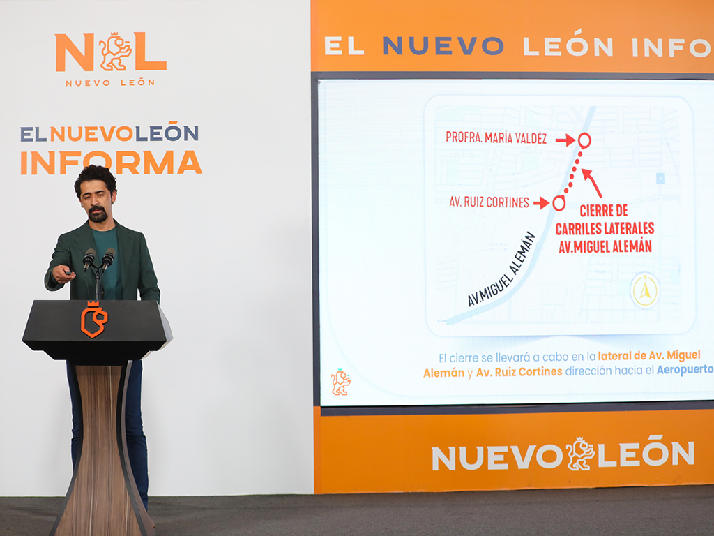 Cierre vial en lateral de Miguel Alemán por construcción de Línea 6 del Metro