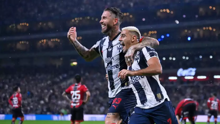 Rayados brilla con triplete de Berterame y supera al Atlas