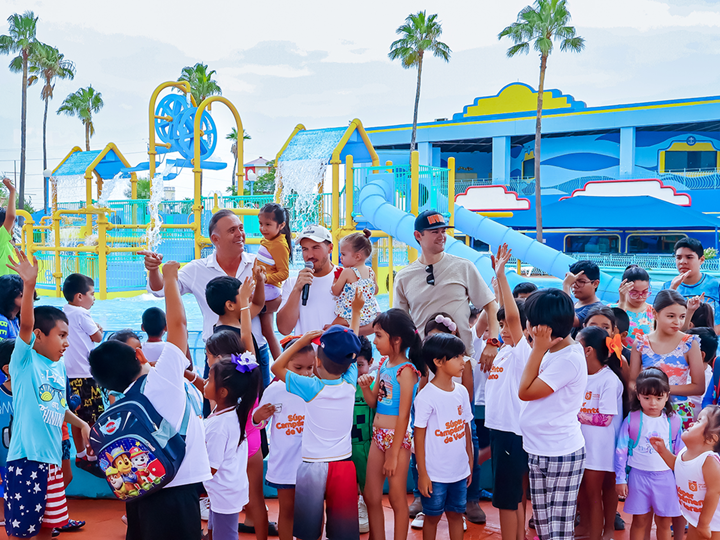 Inauguran nueva zona acuática “Splash” en Parque Fundidora