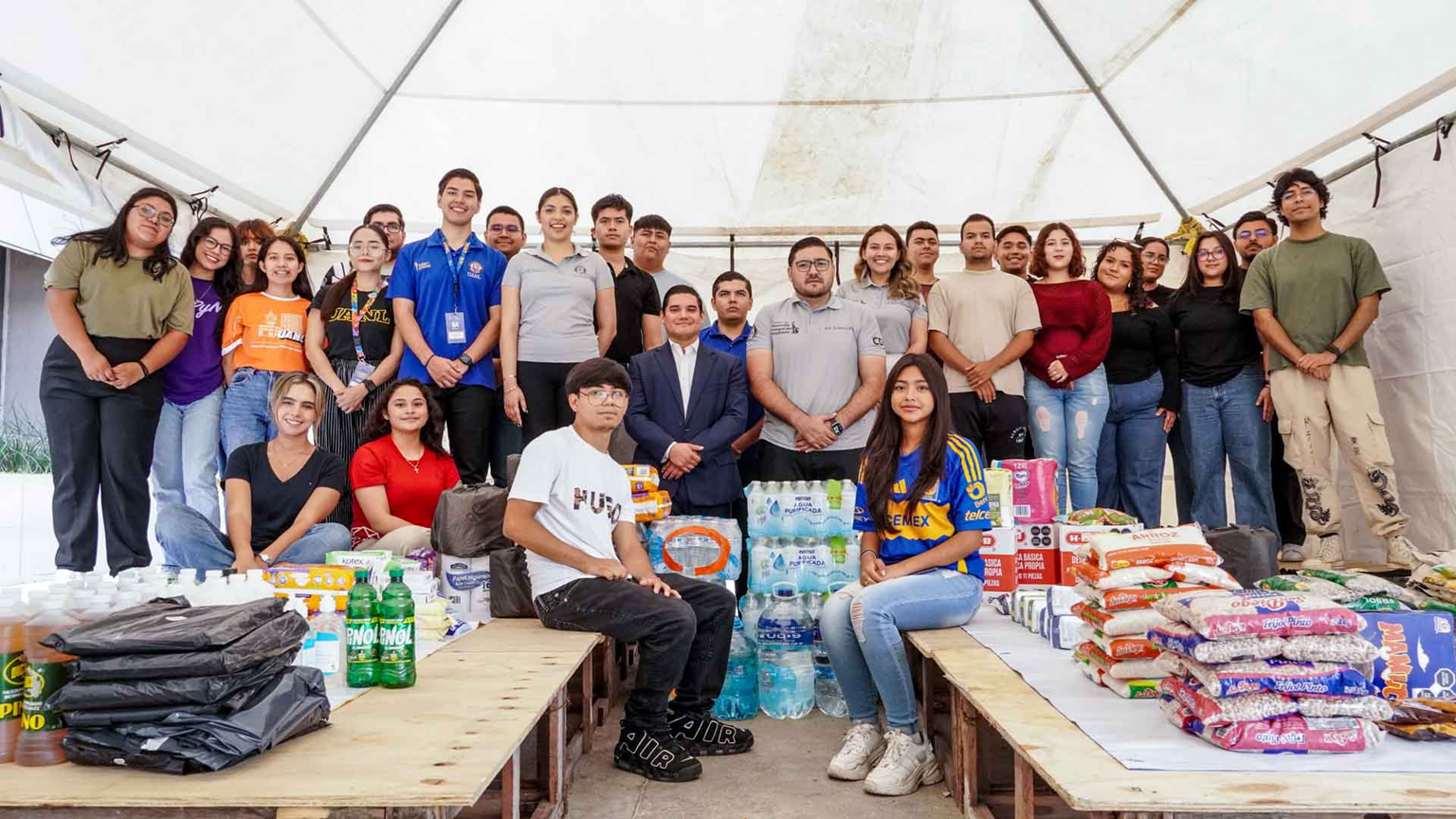 UANL activa campaña “Mano Cadena” para damnificados