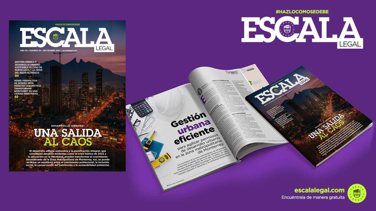 Escala Legal, revista jurídica con perspectiva humana y social