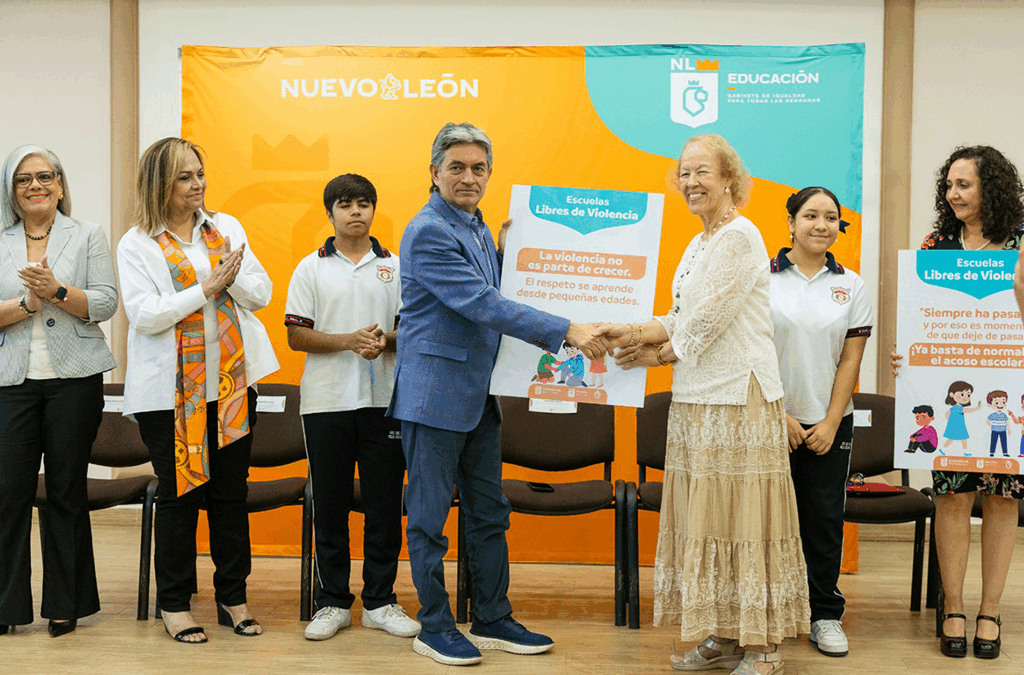 Nuevo León Construye Escuelas Libres de Violencia con Campaña Permanente
