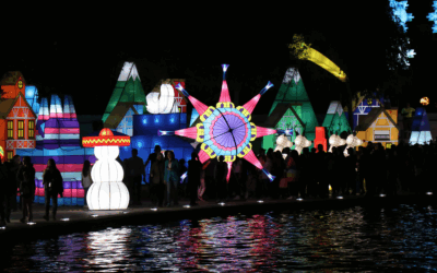 Luztopía 2025: Un Mágico Viaje en el Expreso Polo Norte Ilumina Monterrey