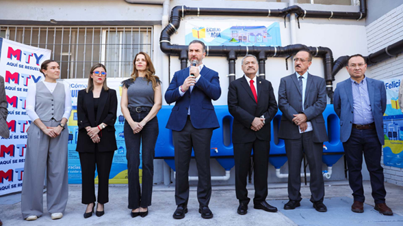 Instalan en Preparatoria 9 sistema de captación de agua de lluvia