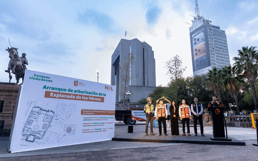 Nuevo León Sembrando Futuro: La Macroplaza se Viste de Verde