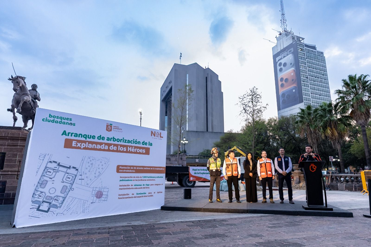 Nuevo León Sembrando Futuro: La Macroplaza se Viste de Verde