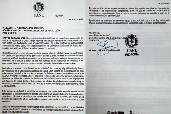 La UANL Formaliza la Solicitud: Pide al Estado el Terreno para Cimentar el Nuevo Coloso de Tigres