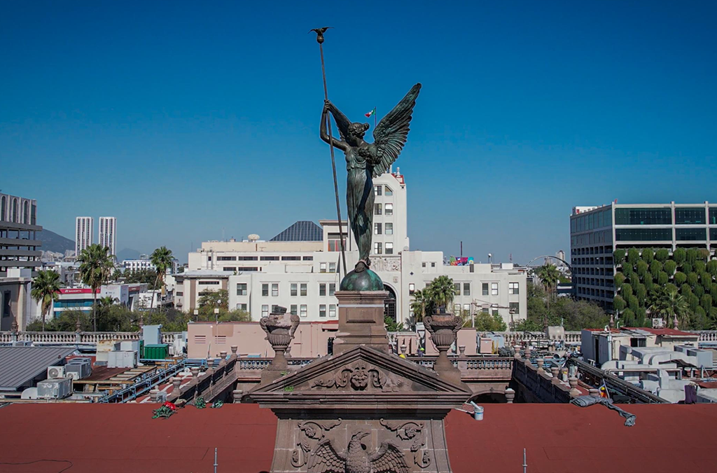 La Victoria Alada Recobra su Esplendor en Palacio de Gobierno