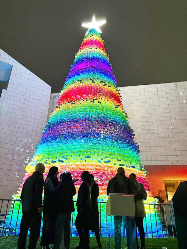 Un Pino Luminoso: Navidad Ilumina Nuevo León Pese al Frío y la Lluvia