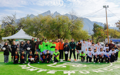 Con “Cascarita” Inauguran la Cancha 392 para Impulsar el Deporte Escolar Rumbo al Mundial 2026