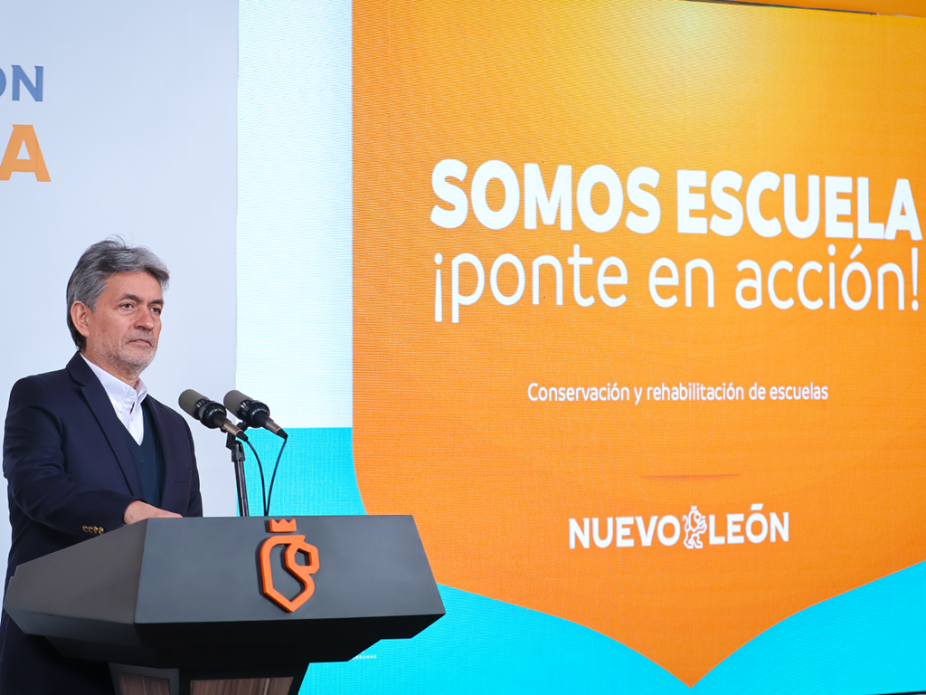Impulsa Nuevo León Iniciativa ‘Somos Escuela: ¡Ponte en Acción!’ con Inversión de 150 MDP para Rehabilitación Educativa