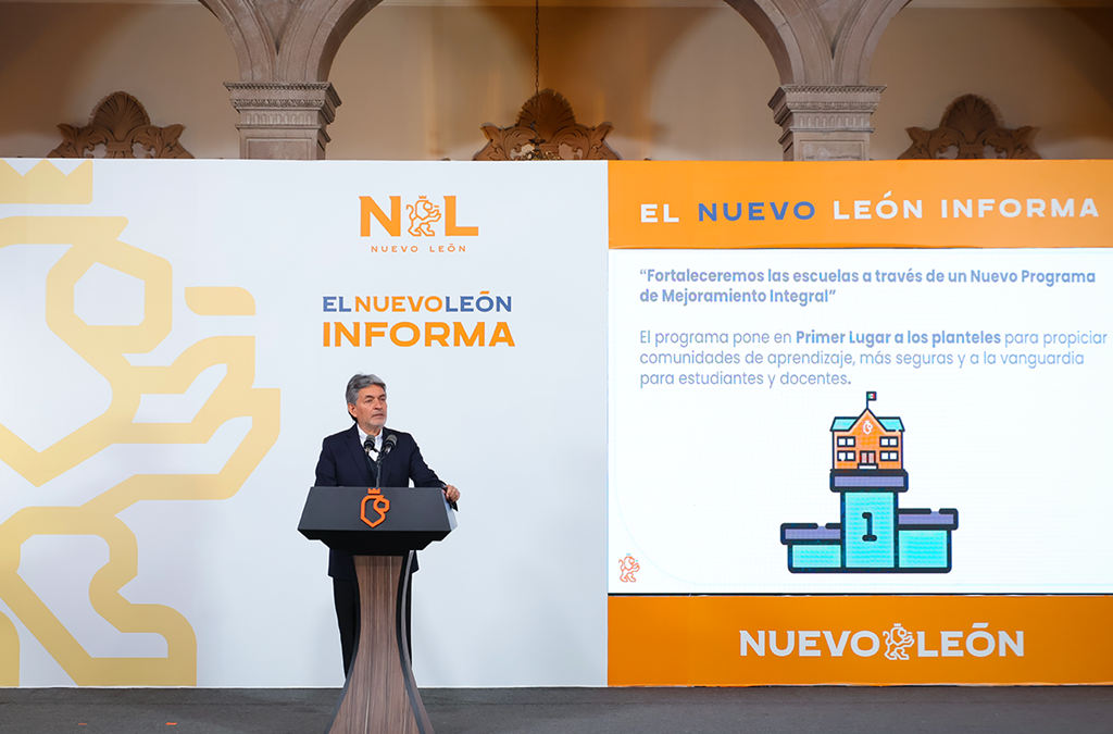  Nuevo León Lanza Ofensiva de Rehabilitación Escolar con Inversión de 150 MDP