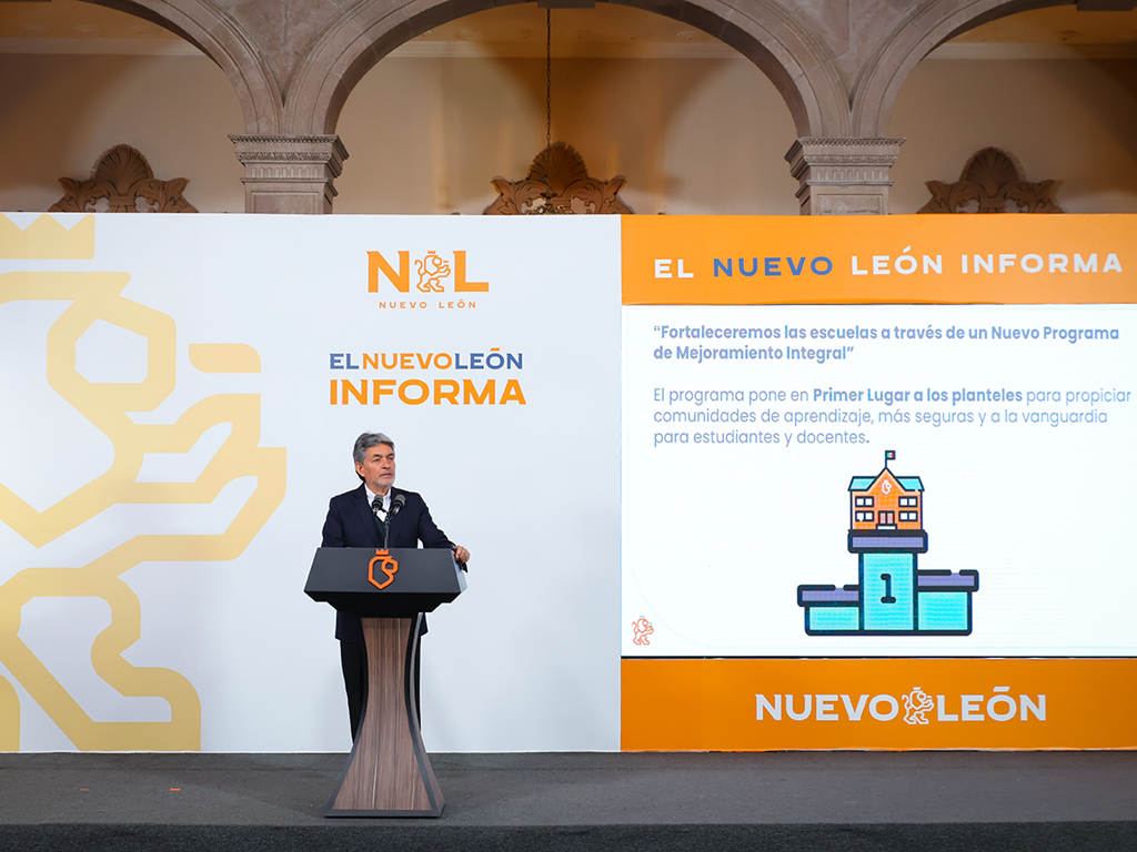  Nuevo León Lanza Ofensiva de Rehabilitación Escolar con Inversión de 150 MDP
