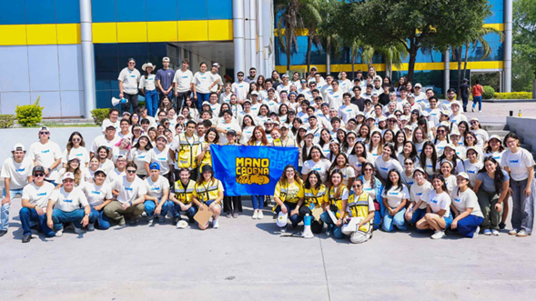 Se solidarizan estudiantes con comunidades de Nuevo León